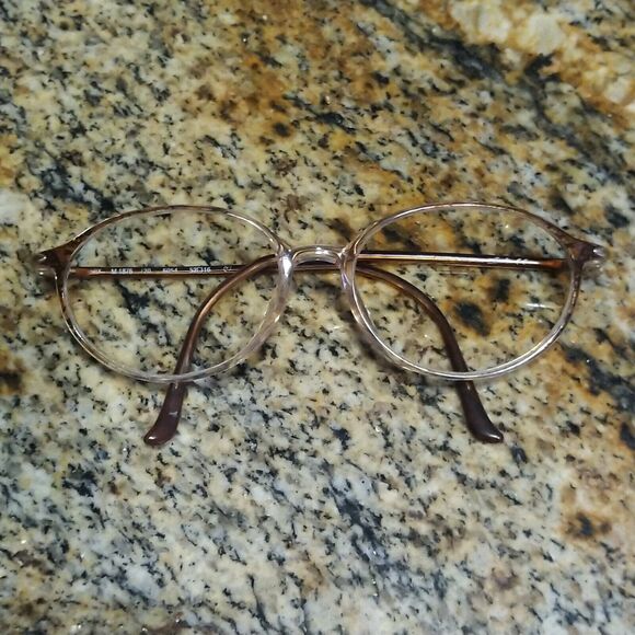 Silhouette SPX M1876 /20 6054 Eyeglasses Sunglasses Frames Brown Round Full Rim - Picture 1 of 8
